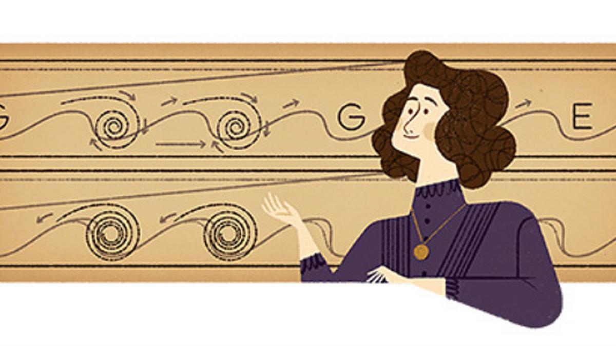 Google recuerda a la científica Hertha Marks Ayrton en el 162º aniversario de su nacimiento.