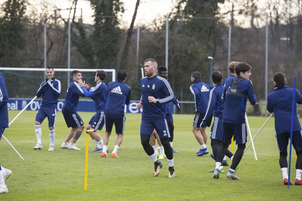 El primer día de Lunin y Luismi en El Requexón