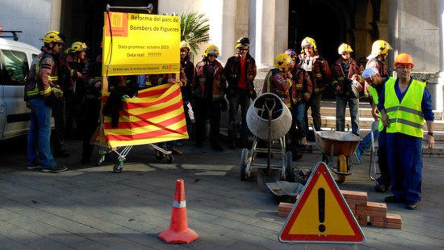 Mobilització dels bombers a Figueres