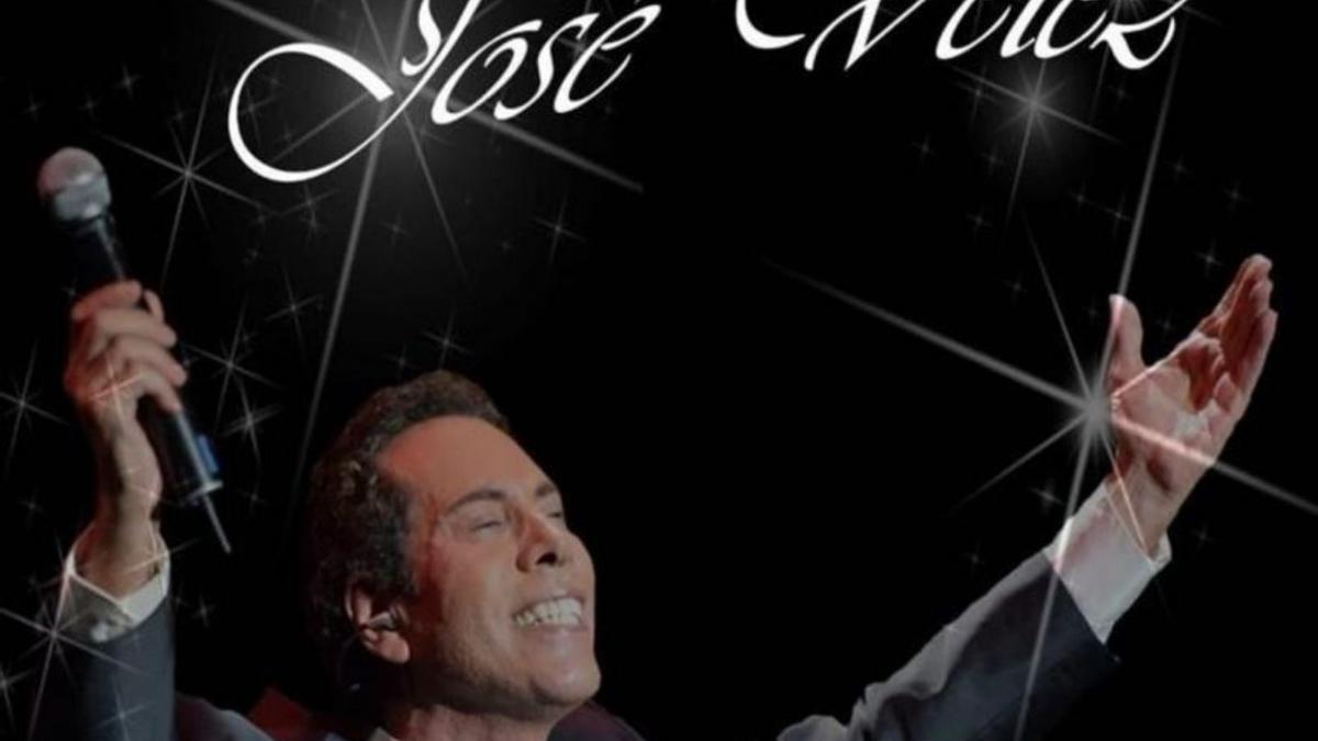 José Vélez, en el cartel promocional del concierto. |