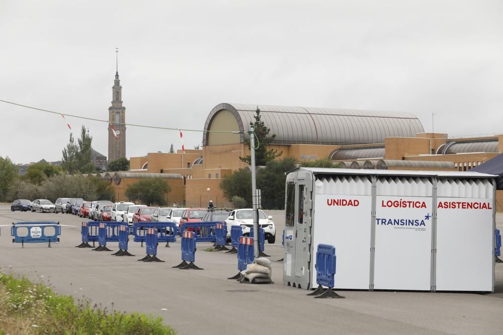 Primer día de autocovid para los clientes de La Buena Vida