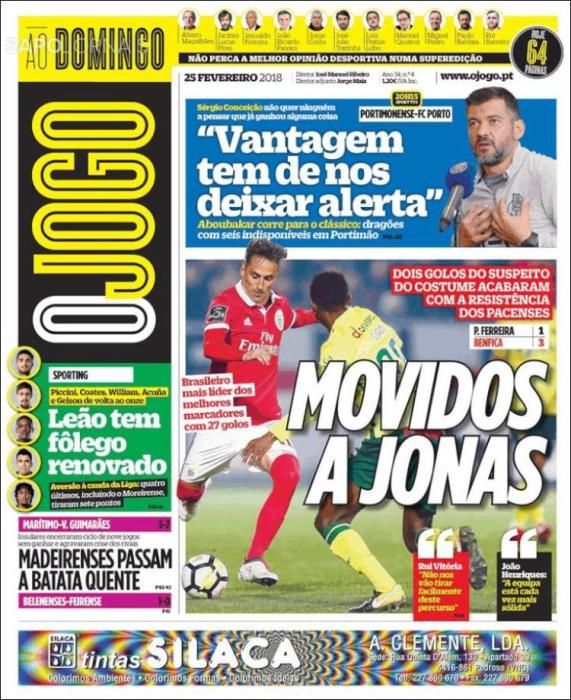 Portadas del 25 de febrero