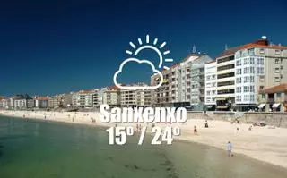 El tiempo en Sanxenxo: previsión meteorológica para hoy, domingo 22 de junio