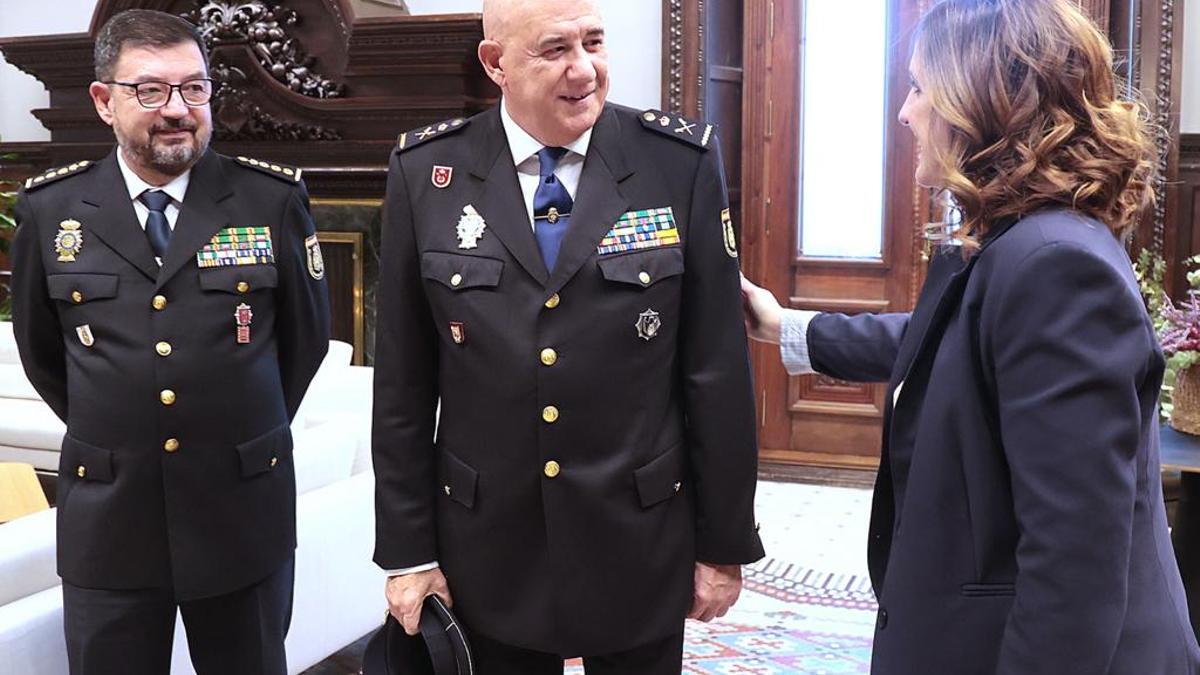 Catalá y el jefe de la Policía Nacional