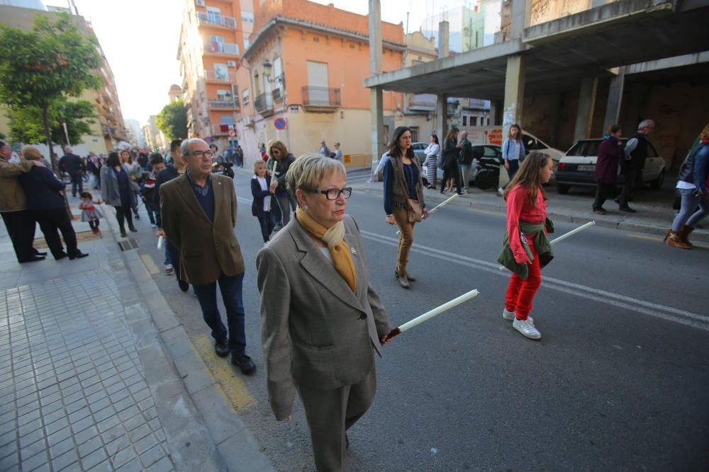 Procesión del Cristo Yacente en el Cabanyal