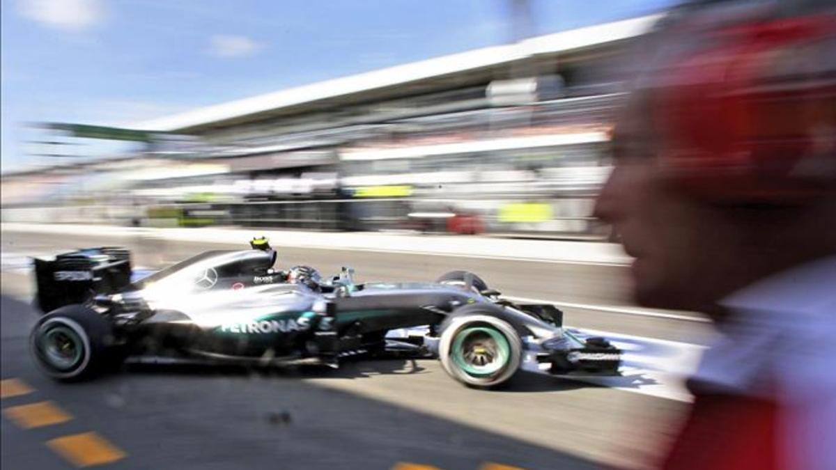 Rosberg, en los libres del GP de Alemania