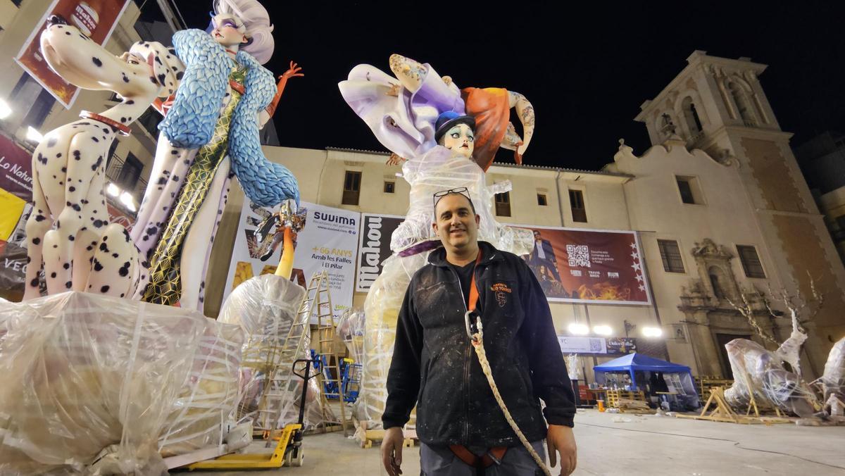 Paco Torres, durante la "plantà" de "Icónica"
