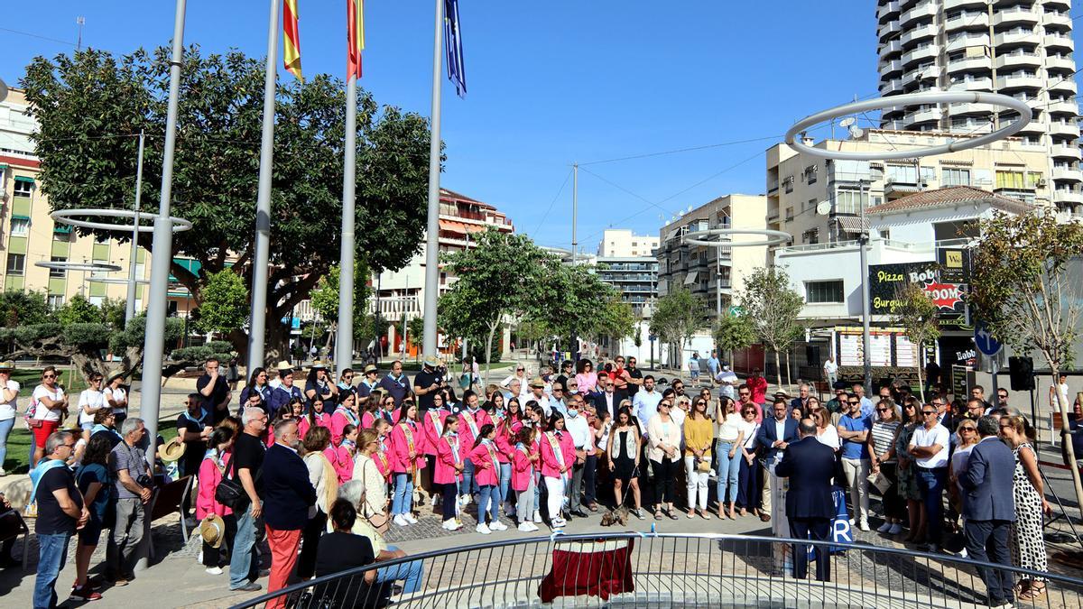 El acto de este domingo en honor a Pedro Zaragoza.