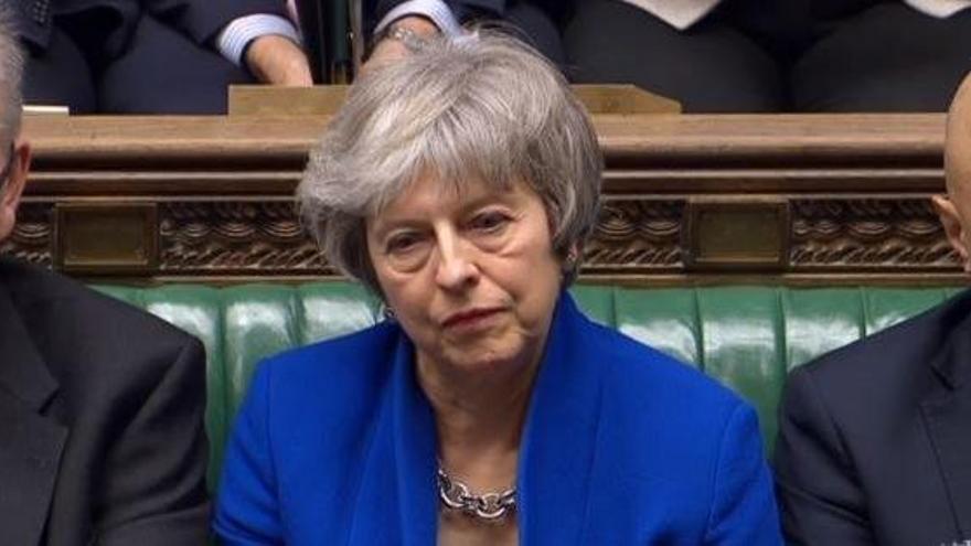 Theresa May, en el Parlamento británico