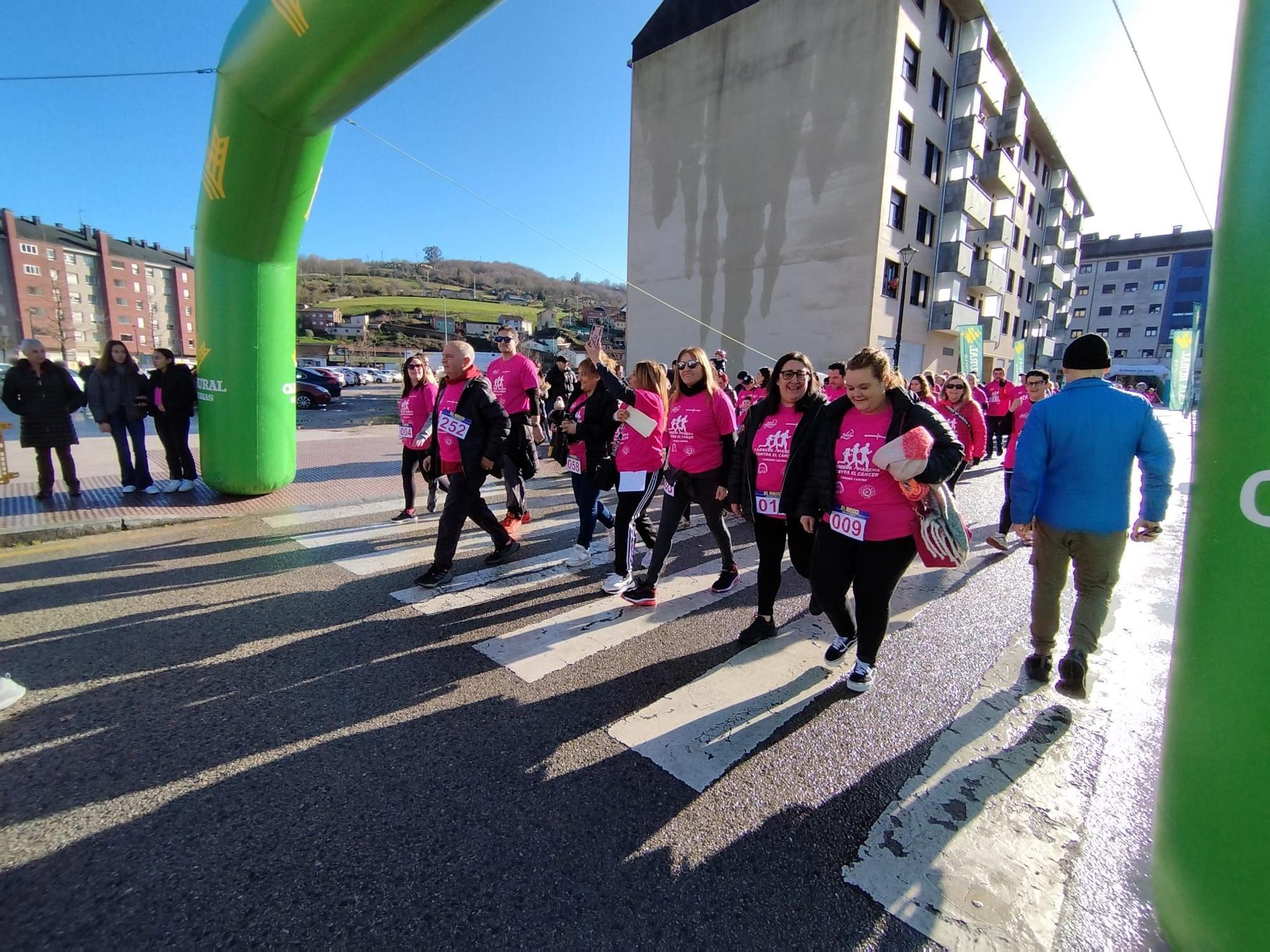 Primera carrera contra el cáncer en Langreo