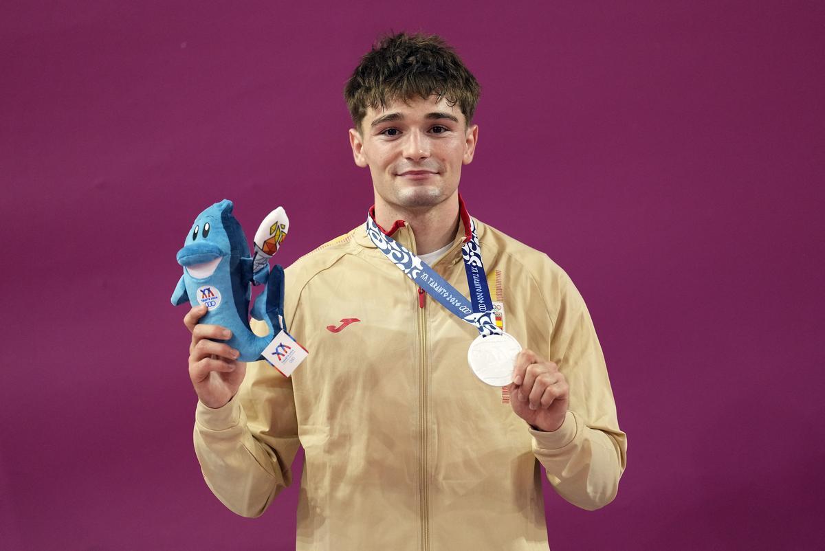 Luis Barroso subió al podio en la jornada inaugural de judo.