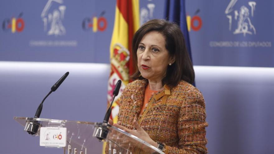 La ministra de Defensa en funciones, Margarita Robles.