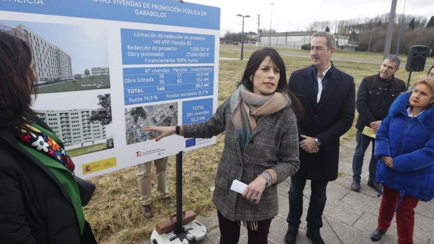 Anuncio de la licitación de 145 viviendas en Garabolos.