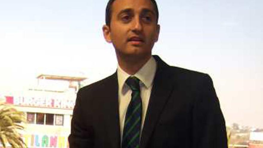 El candidato del PP, César Sánchez.