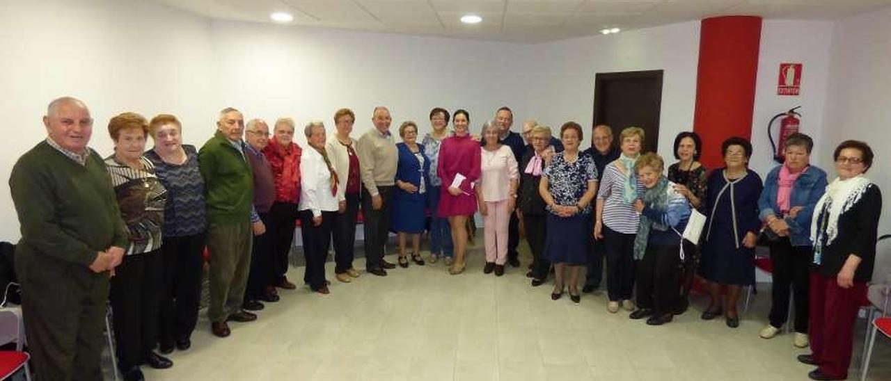 Asistentes al curso de memoria de la Escuela de Salud de Tineo.