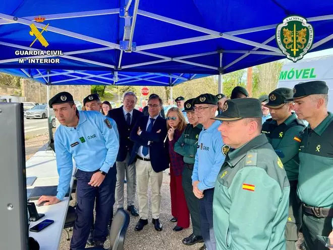 Fotogalería | Imágenes de la persecución policial de película entre Cáceres y Portugal