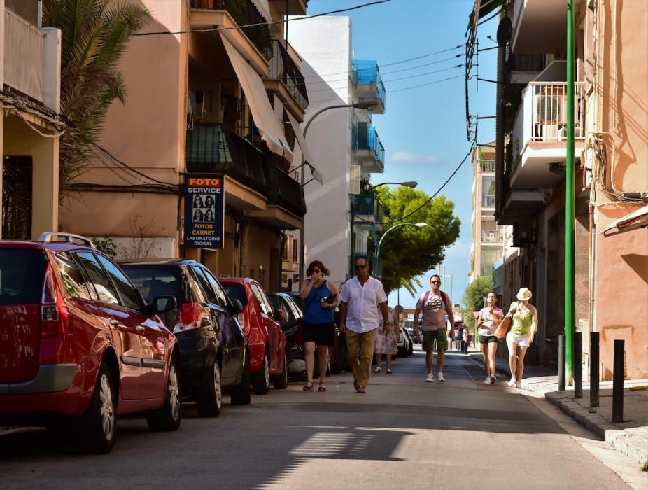 Piden que la calle Virgili de Can Pastilla sea peatonal