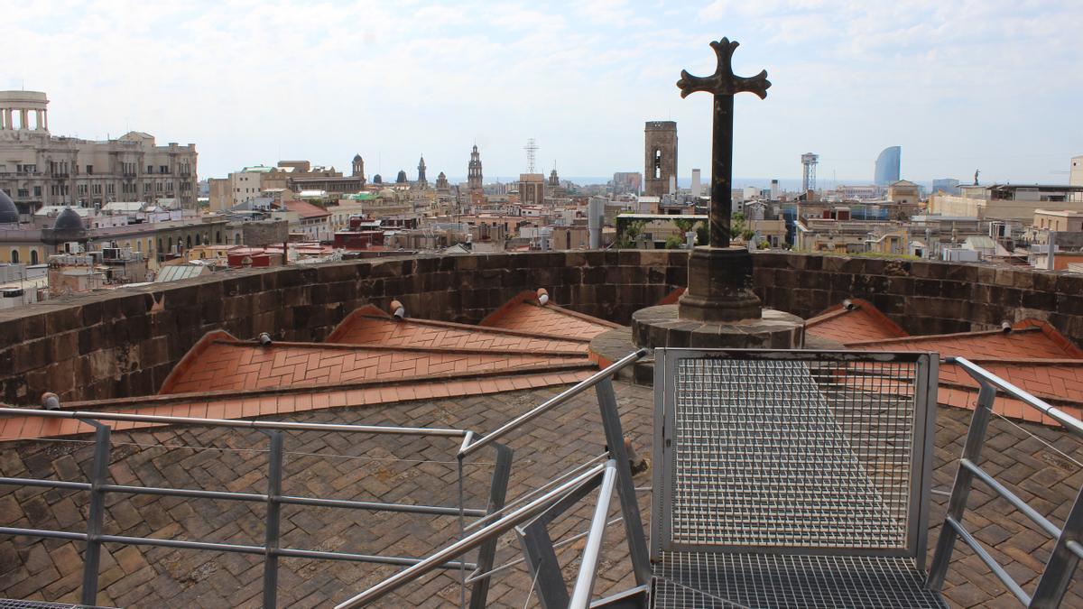 Panorámica del terrado de la catedral.