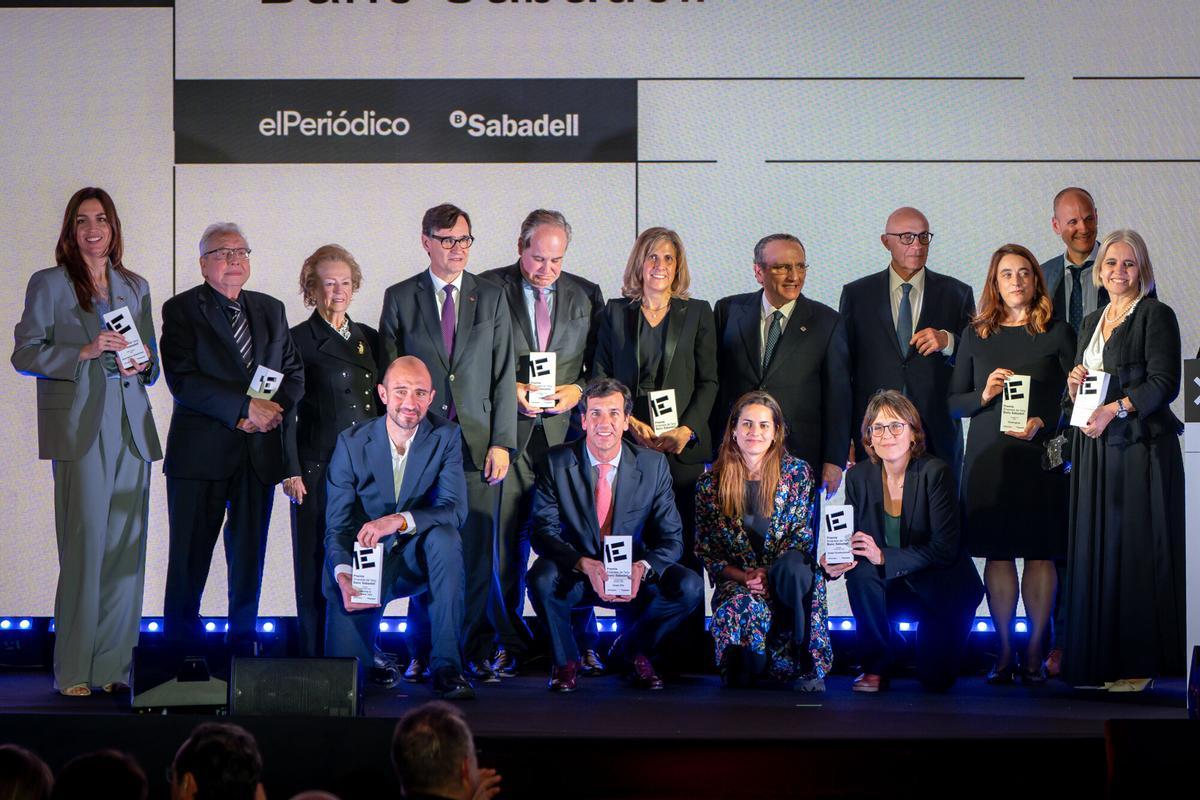 Los premiados en la gala de la Empresa del Año