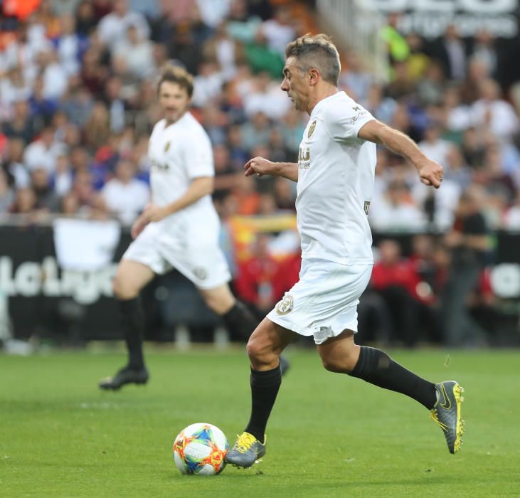 El partido Leyendas del Valencia CF - Selección Española