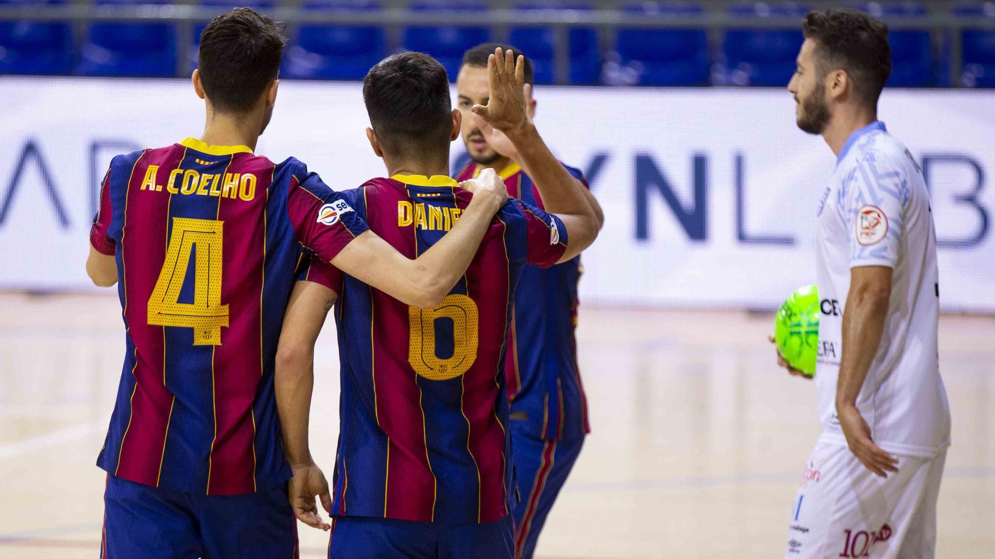 El Barça ganó el martes por 5-2 al UMA Antequera