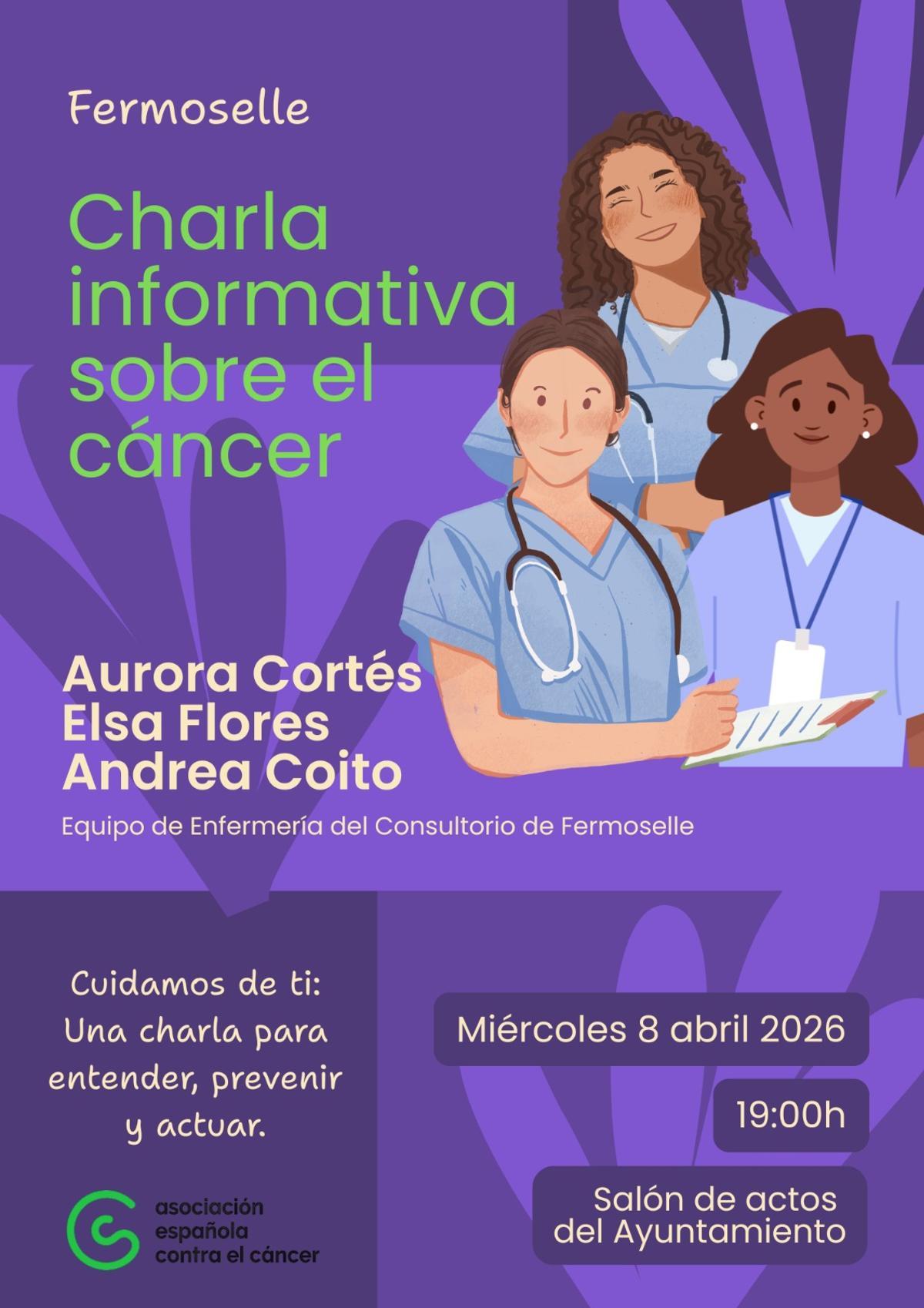 Cartel promocional de la charla que se impartirá en Fermoselle.
