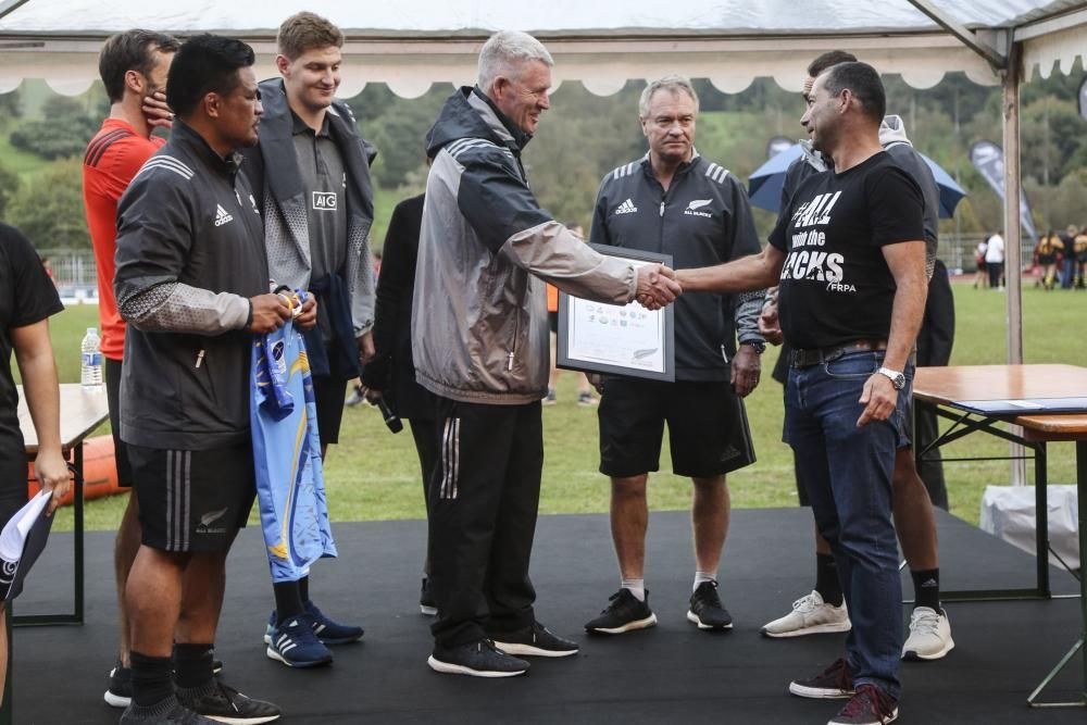 Entrenamiento de los All Blacks en San Lázaro