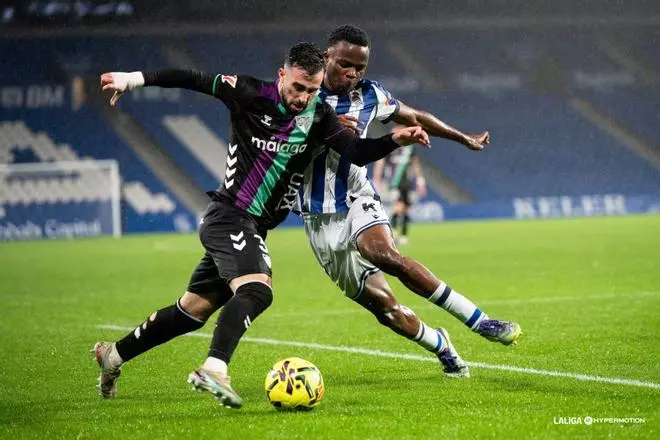 Real Sociedad B - Málaga CF, en imágenes