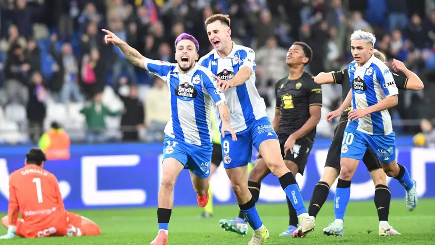 Lucas, Yeremay, Mella y Barbero: un monopolio del gol en el Dépor