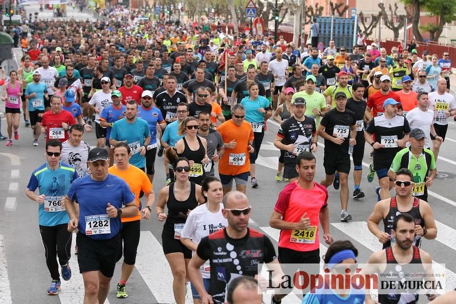 Media Maratón de Murcia: salida