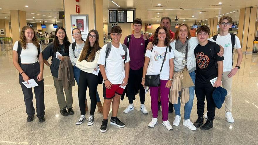Alumnos y profesoras del IES Sa Colomina viajan a Módena por el programa Erasmus+