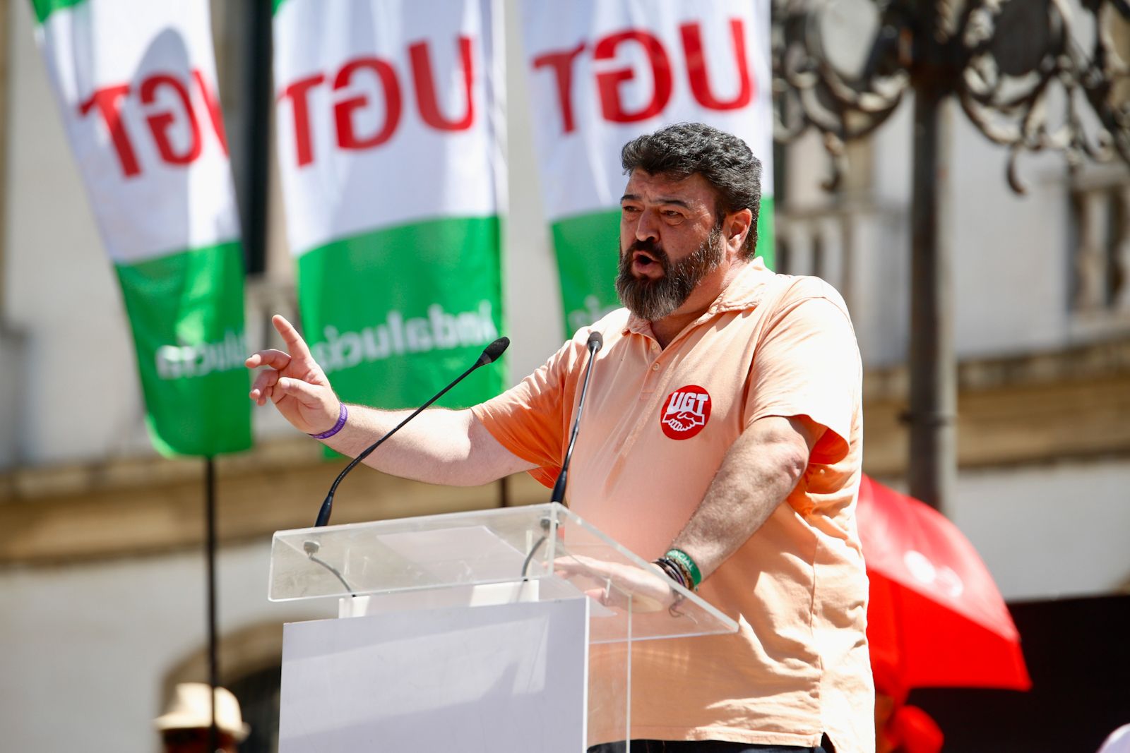 Manifestación por el Primero de Mayo en Córdoba