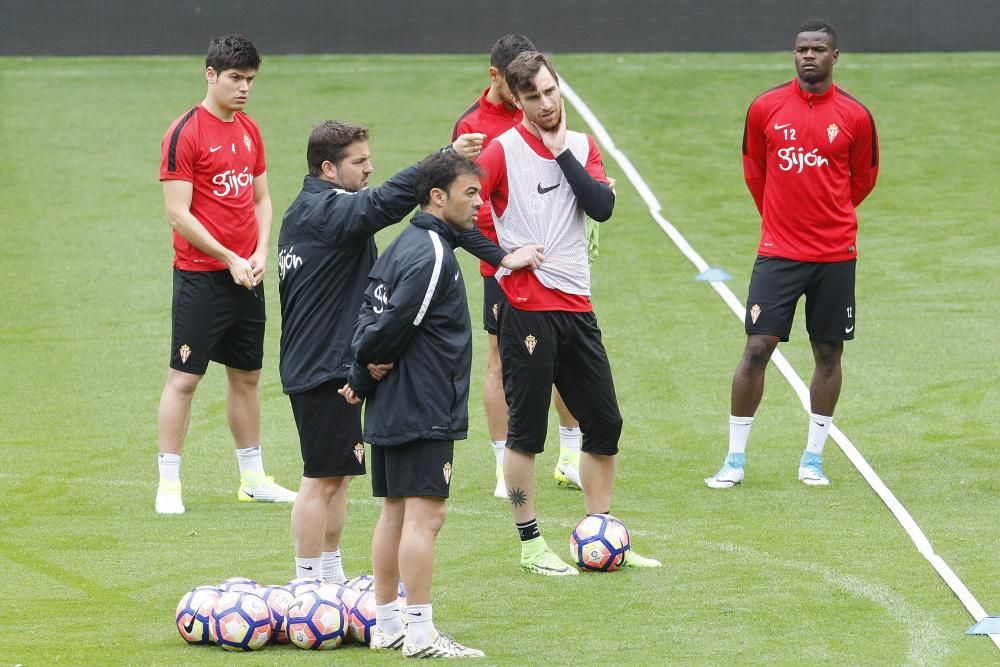 Entrenamiento del Sporting