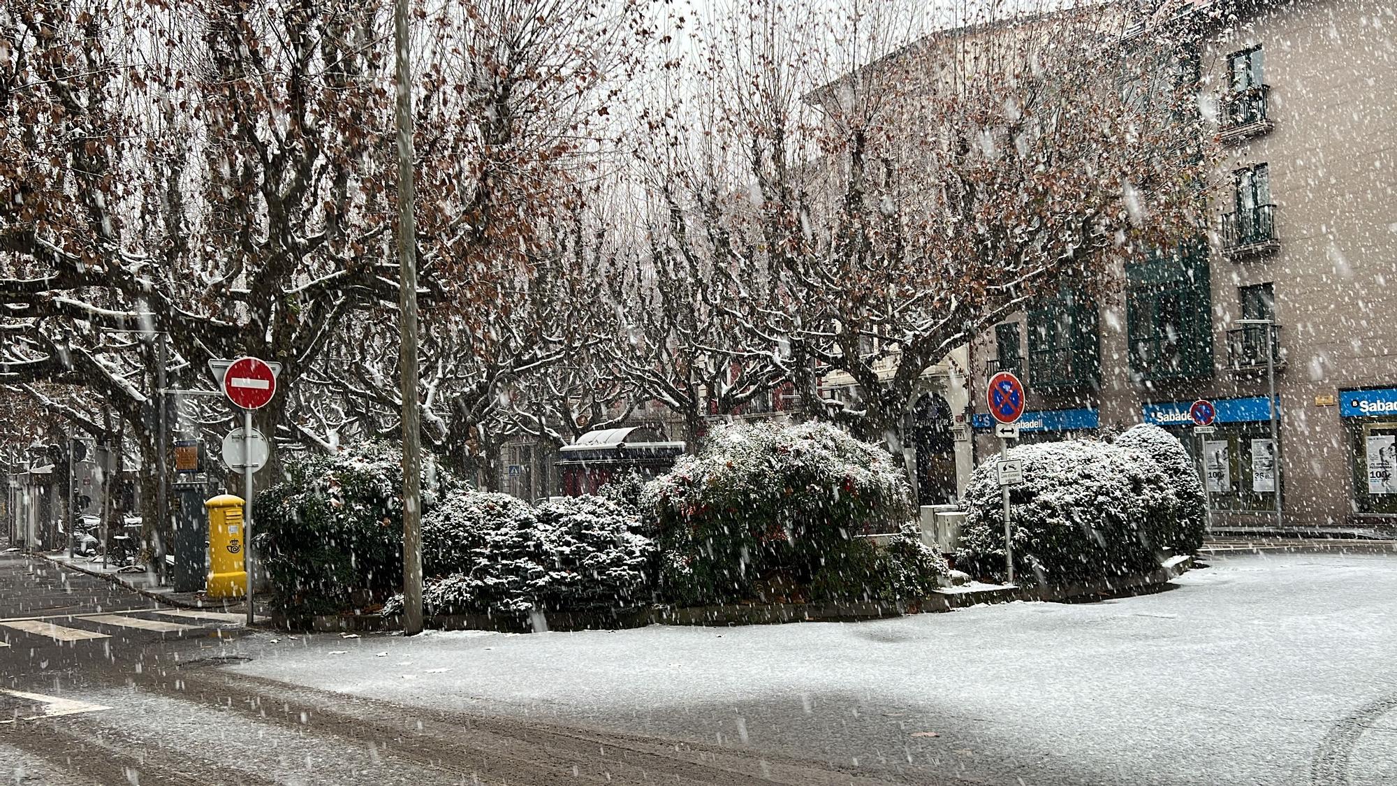 Nevada del 12 de desembre del 2022 a la Seu d'Urgell