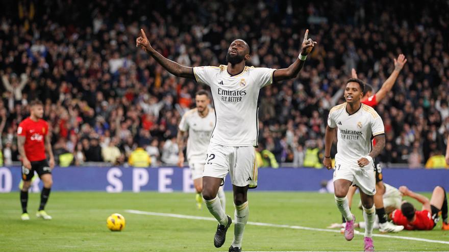 Rüdiger köpft Real Madrid zum Sieg gegen starke Mallorquiner
