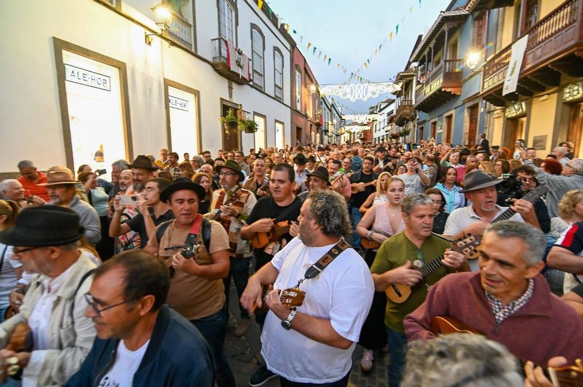 Una imagen de la Romería del Timple celebarada el pasado año en Teror.