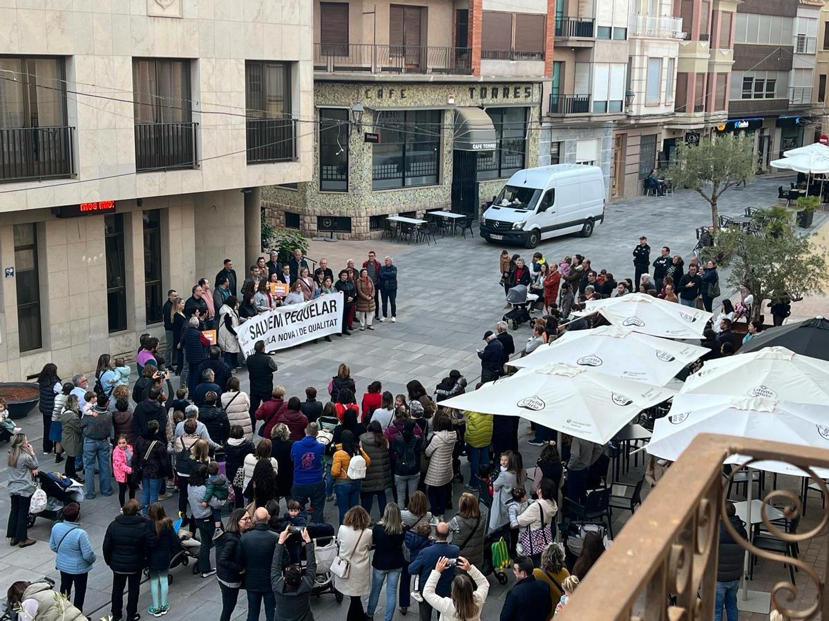 Foto de la protesta en Betxí.