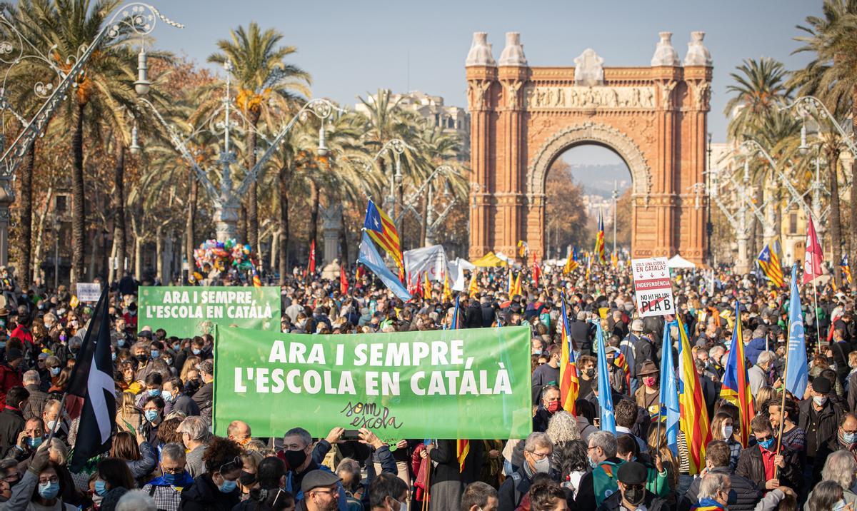 Vaga en l’educació en defensa del català i contra la sentència del TSJC sobre el 25%