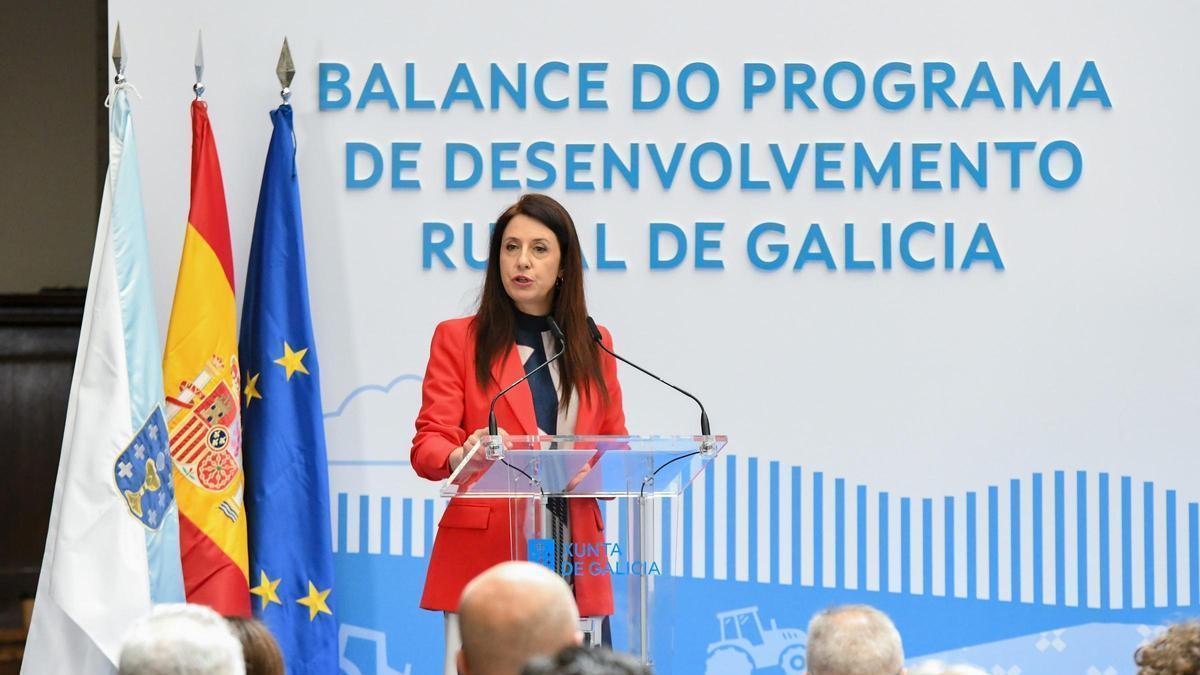 La conselleira de Medio Rural, María José Gómez