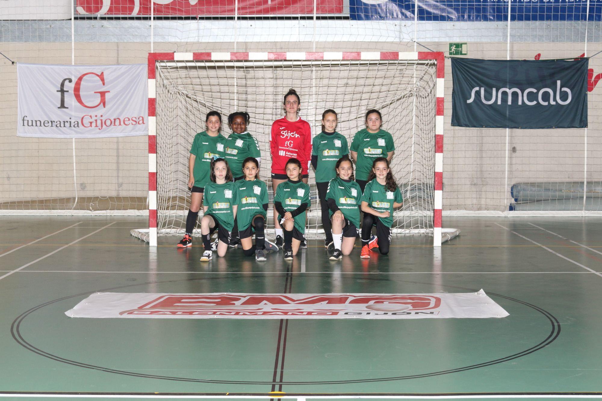 Estos son los equipos del Balonmano Gijón