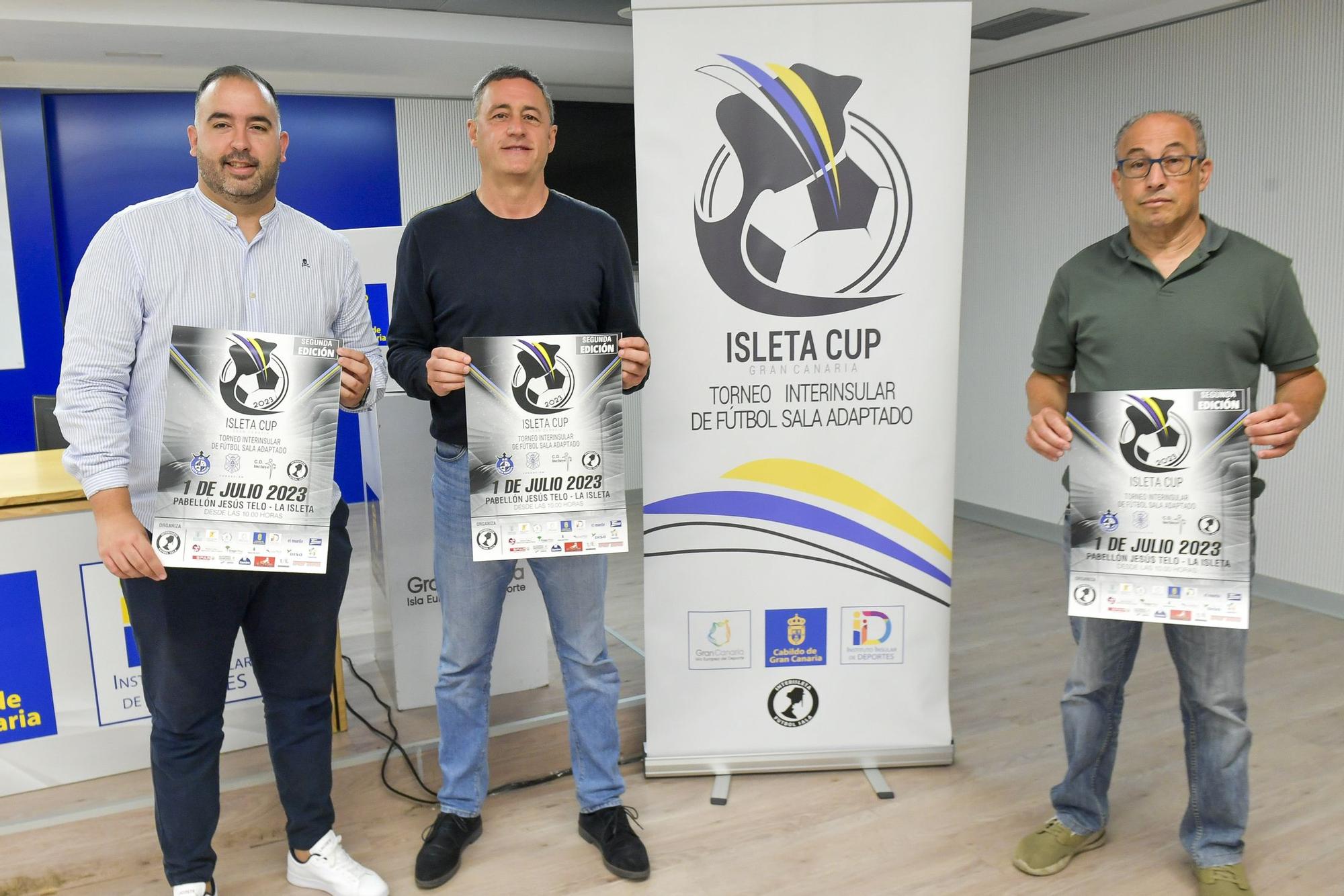 Presentación del Isleta Cup. Torneo Interinsular de Fútbol Sala Adaptado