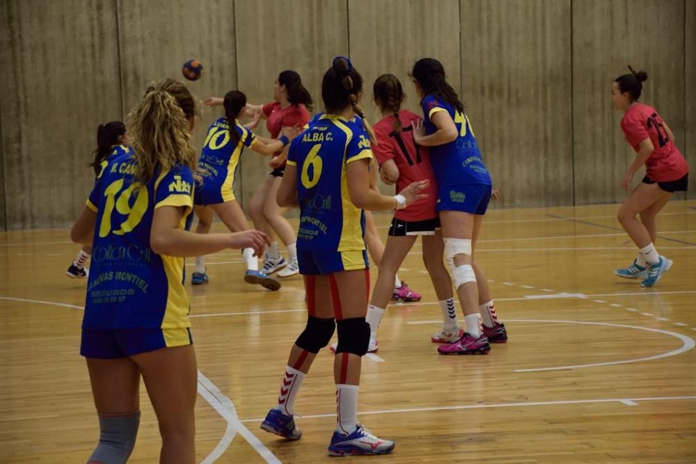 Balonmano: el Maristas Cartagena, campeón regional infantil femenino