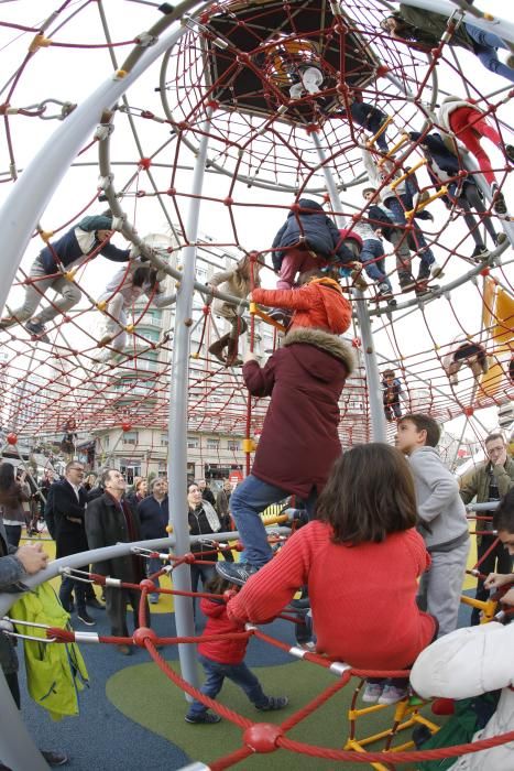 Así es el nuevo 'macroparque' infantil de Vigo.