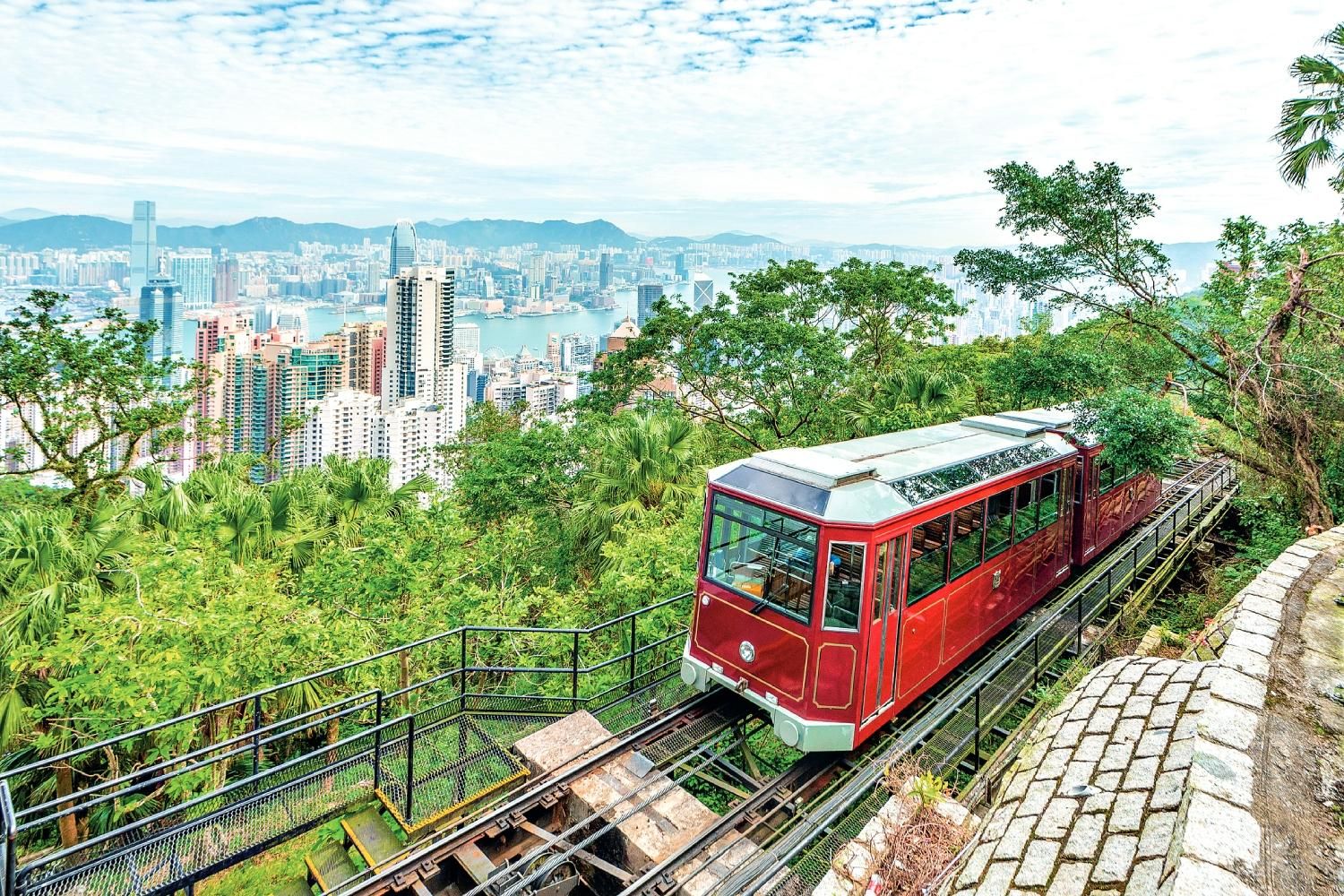 Victoria Peak Tram.