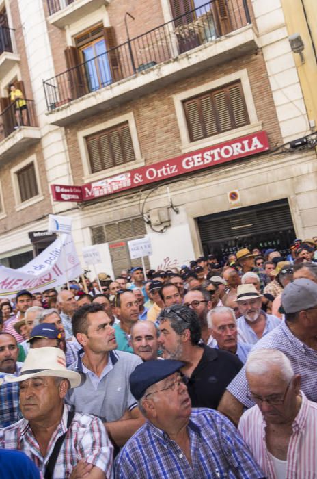 Tensión en la protesta de los agricultores