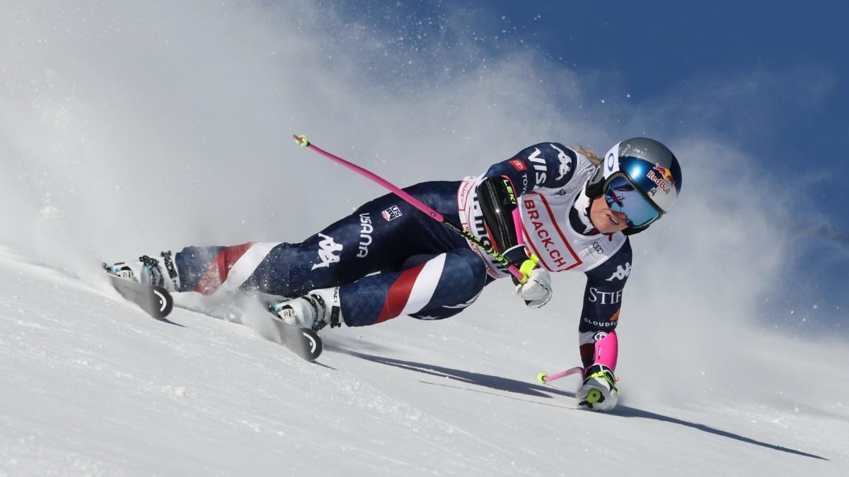 Lindsey Vonn, en acción