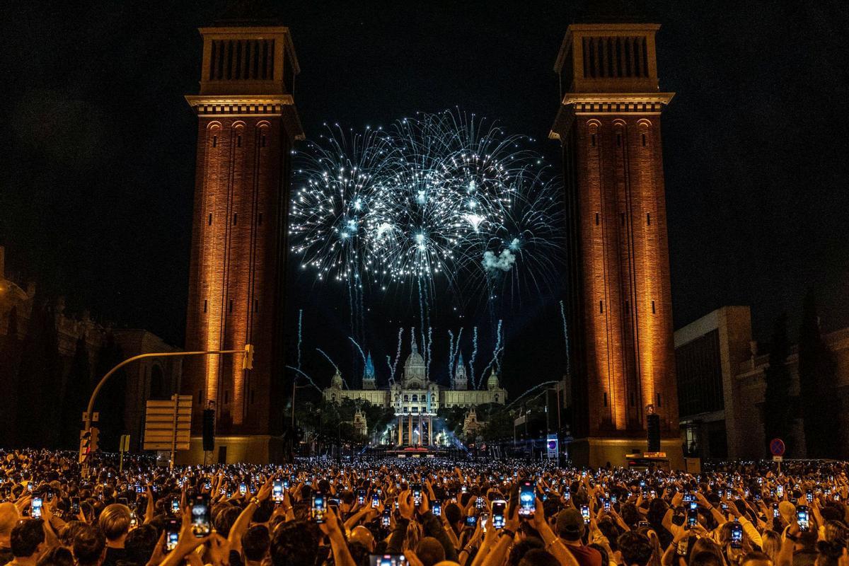 El Piromusical cierra la Mercè a ritmo de Sónar