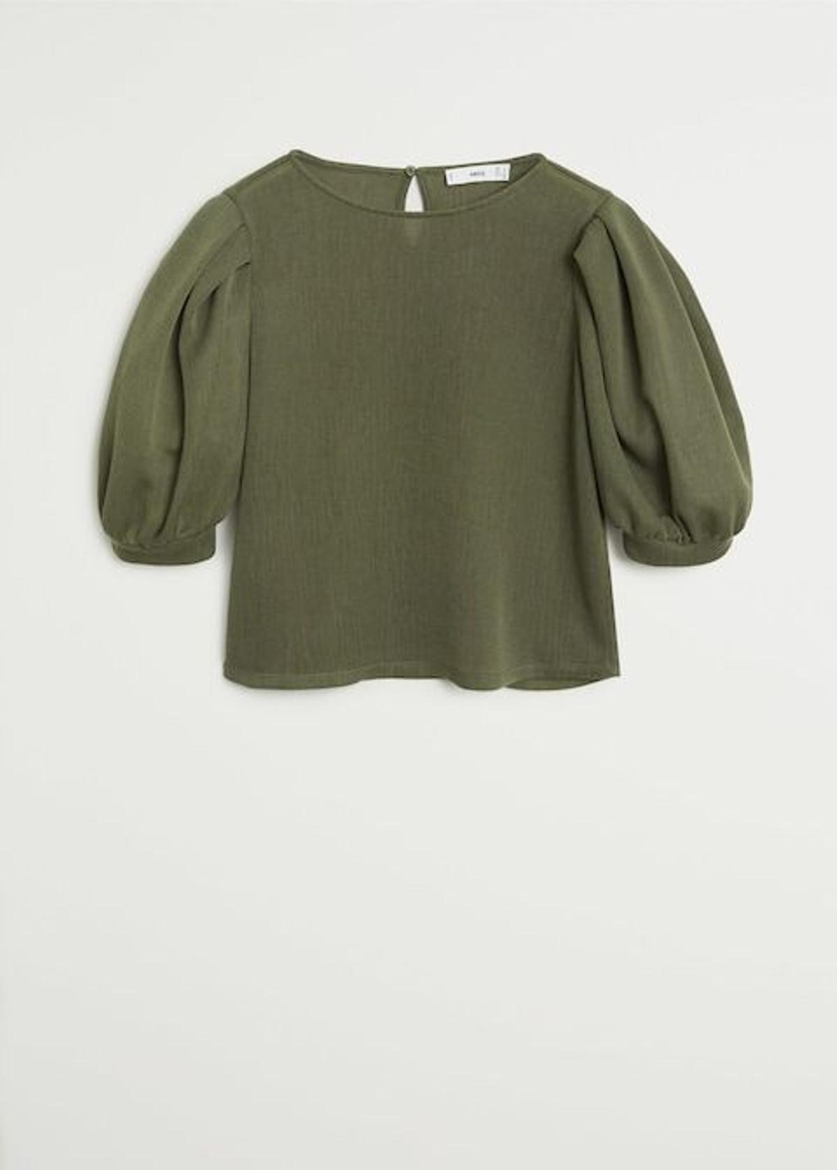 Camiseta abullonada de Mango