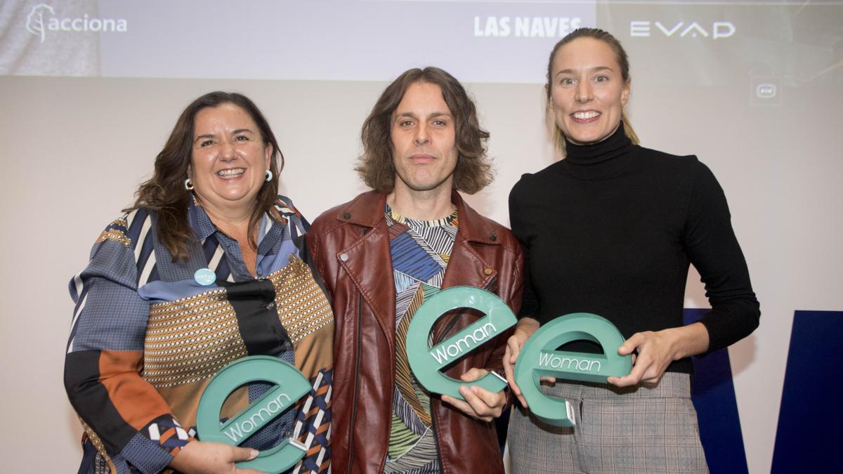 Regina Monsalve, Agustín Zaragoza y Ana Gómez.