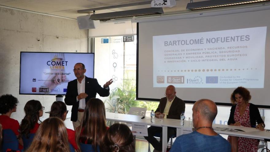 Quart presenta el proyecto europeo &#039;Comet Lines&#039; ante una veintena de escolares